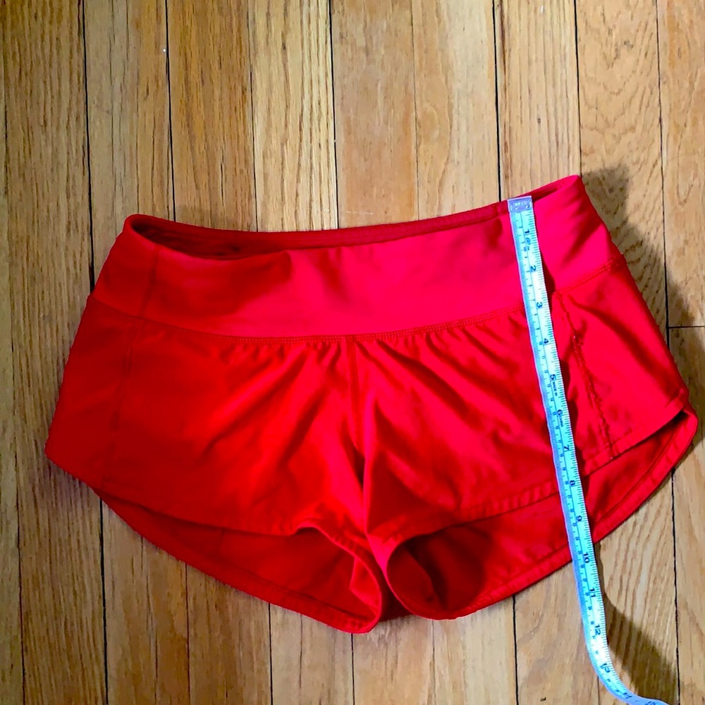 Lululemon shorts - size 2 Red
